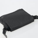 BOTTEGA VENETA INTRECCIATO Shoulder Bag Leather Black Auth ep15159-6