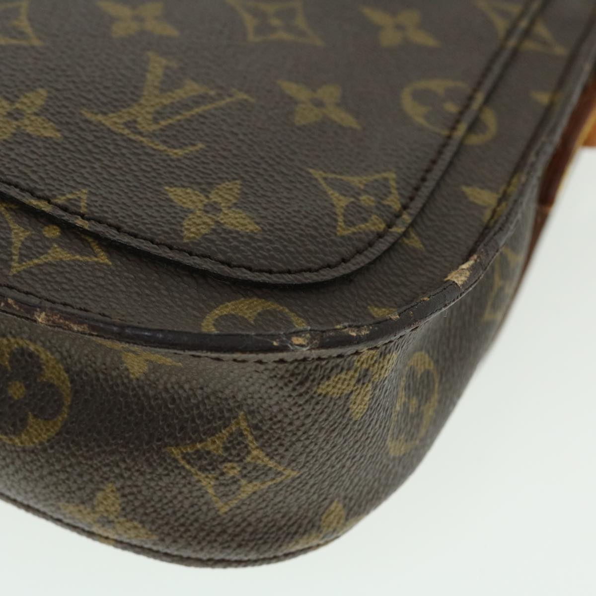 LOUIS VUITTON Monogram Saint Cloud MM Shoulder Bag M51243 LV Auth ep1516