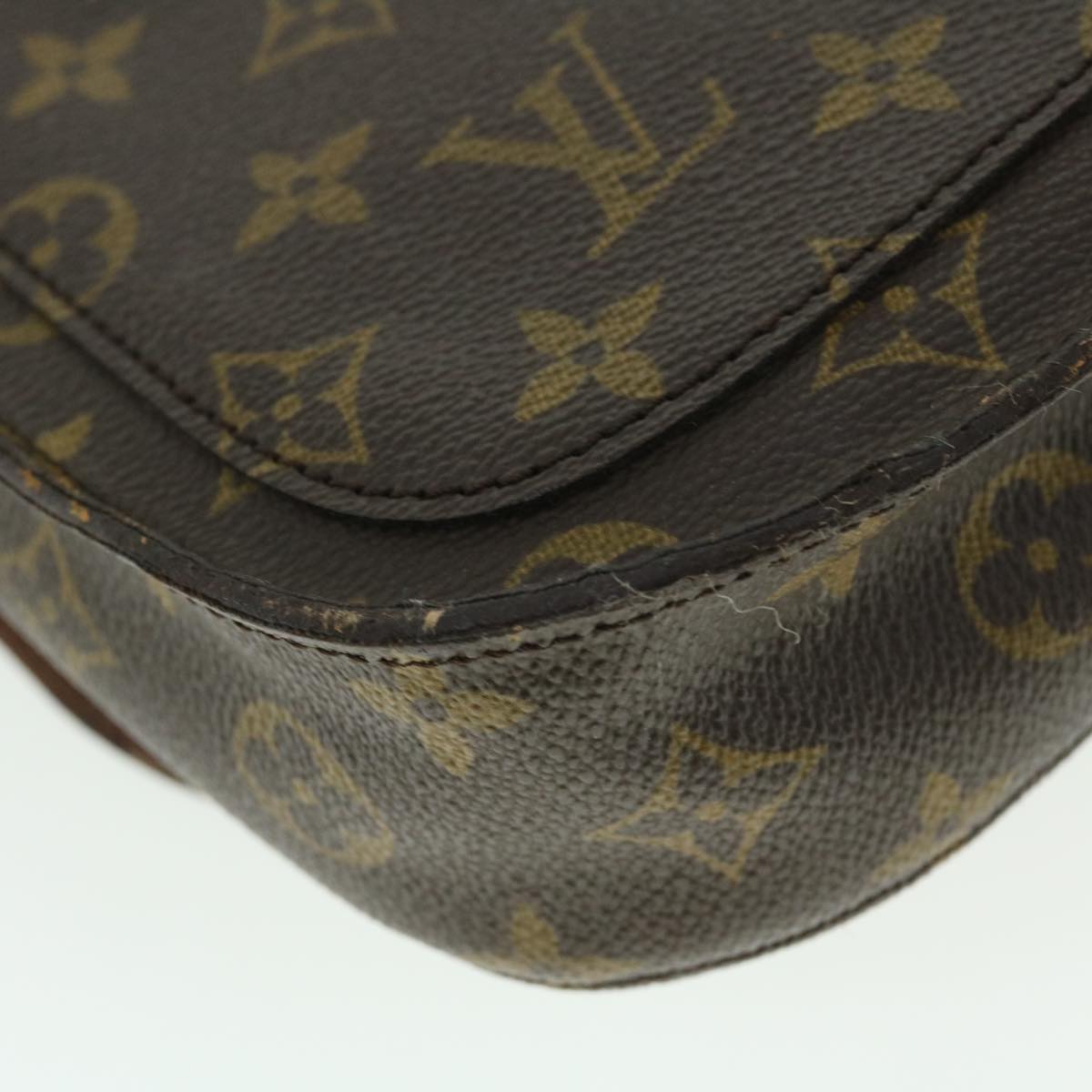 LOUIS VUITTON Monogram Saint Cloud MM Shoulder Bag M51243 LV Auth ep1516