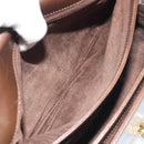 GUCCI Hand Bag Leather Brown Gold Tone Auth ep15160-22