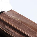 GUCCI Hand Bag Leather Brown Gold Tone Auth ep15160-24