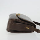 GUCCI Hand Bag Leather Brown Gold Tone Auth ep15160-4