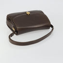 GUCCI Hand Bag Leather Brown Gold Tone Auth ep15160-7
