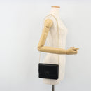 Christian Dior Chain Shoulder Bag Leather Black Gold Tone Auth ep15162-21