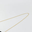 Christian Dior Chain Shoulder Bag Leather Black Gold Tone Auth ep15162-8