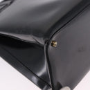 GUCCI Hand Bag Patent 2way Black Gold Tone 000 2404 0503 Auth ep15163-10