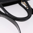 GUCCI Hand Bag Patent 2way Black Gold Tone 000 2404 0503 Auth ep15163-7