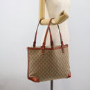 GUCCI GG Canvas Tote Bag Beige Red 247209 Auth ep15164-22
