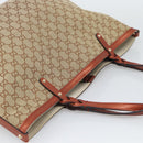 GUCCI GG Canvas Tote Bag Beige Red 247209 Auth ep15164-6
