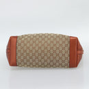 GUCCI GG Canvas Tote Bag Beige Red 247209 Auth ep15164-9