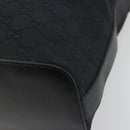 GUCCI GG Canvas Shoulder Bag Black Silver 001 3814 Auth ep15165A-10