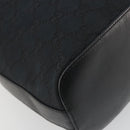 GUCCI GG Canvas Shoulder Bag Black Silver 001 3814 Auth ep15165A-13