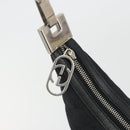 GUCCI GG Canvas Shoulder Bag Black Silver 001 3814 Auth ep15165A-15