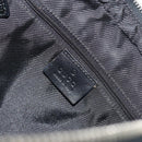 GUCCI GG Canvas Shoulder Bag Black Silver 001 3814 Auth ep15165A-16