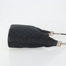 GUCCI GG Canvas Shoulder Bag Black Silver 001 3814 Auth ep15165A-4