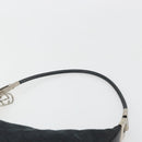 GUCCI GG Canvas Shoulder Bag Black Silver 001 3814 Auth ep15165A-8