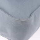 HERMES Marwali GM Shoulder Bag Canvas Light Blue Silver Auth ep15167-11
