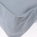 HERMES Marwali GM Shoulder Bag Canvas Light Blue Silver Auth ep15167-12