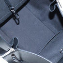 LOEWE Hammock Medium Hand Bag Leather 2way Black Silver Auth ep15172SAV-10