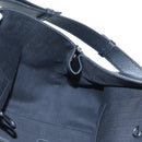 LOEWE Hammock Medium Hand Bag Leather 2way Black Silver Auth ep15172SAV-25