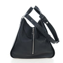 LOEWE Hammock Medium Hand Bag Leather 2way Black Silver Auth ep15172SAV-4