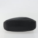 GUCCI Bamboo Hand Bag Leather Black Gold Tone 004 123 1638 Auth ep15174-5