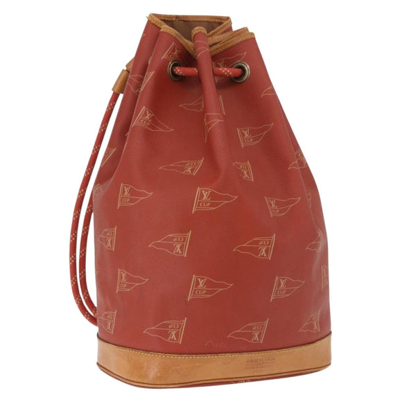 LOUIS VUITTON LV Cup Saint Tropez Shoulder Bag Red M80026 LV Auth ep15178
