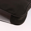 GUCCI Bamboo Hand Bag Nylon 2way Khaki Silver 001 2404 1577 0 Auth ep15179-15