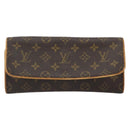 LOUIS VUITTON Monogram Pochette Twin GM Shoulder Bag M51852 LV Auth ep15180-13