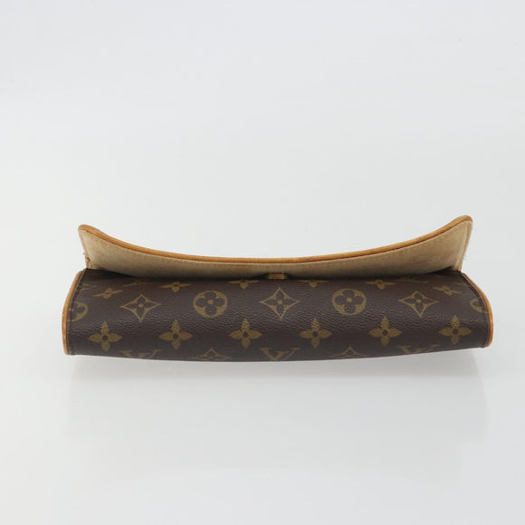 LOUIS VUITTON Monogram Pochette Twin GM Shoulder Bag M51852 LV Auth ep15180