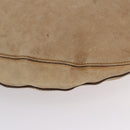 GUCCI Shoulder Bag Leather Beige Silver 95726 Auth ep15181-14