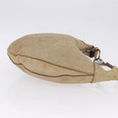 GUCCI Shoulder Bag Leather Beige Silver 95726 Auth ep15181-3
