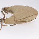 GUCCI Shoulder Bag Leather Beige Silver 95726 Auth ep15181-4