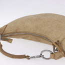 GUCCI Shoulder Bag Leather Beige Silver 95726 Auth ep15181-6
