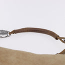 GUCCI Shoulder Bag Leather Beige Silver 95726 Auth ep15181-8