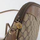 GUCCI GG Supreme Shoulder Bag PVC Leather Beige Gold Tone Auth ep15182-15