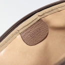 GUCCI GG Supreme Shoulder Bag PVC Leather Beige Gold Tone Auth ep15182-16