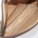 GUCCI GG Supreme Shoulder Bag PVC Leather Beige Gold Tone Auth ep15182-17