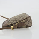 GUCCI GG Supreme Shoulder Bag PVC Leather Beige Gold Tone Auth ep15182-5