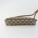 GUCCI GG Supreme Shoulder Bag PVC Leather Beige Gold Tone Auth ep15182-9