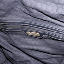 FENDI Pecan Canvas Boston Bag 2way Black Gold Tone Auth ep15183-21