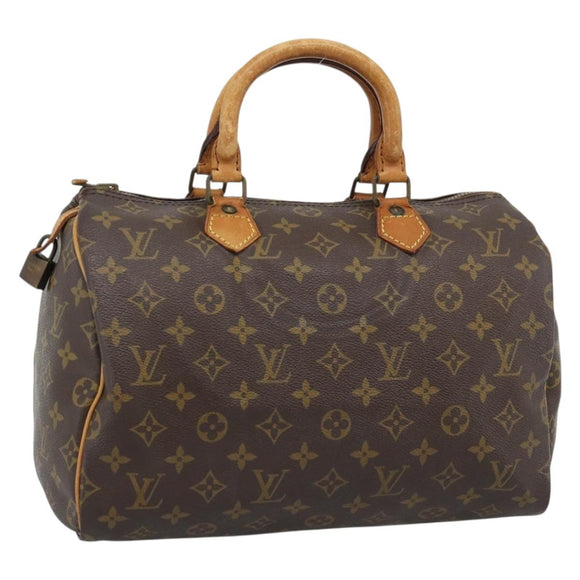 LOUIS VUITTON Monogram Speedy 30 Hand Bag M41526 LV Auth ep15187