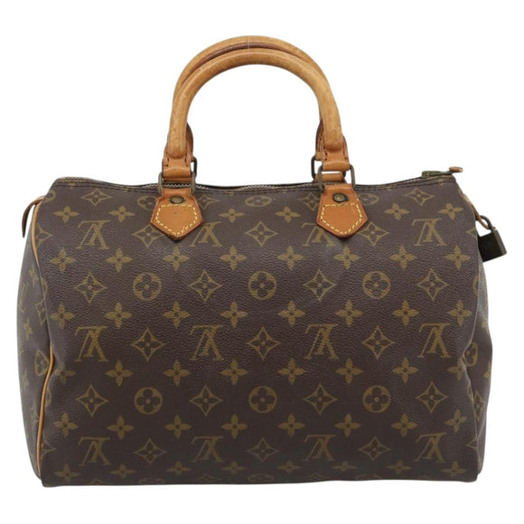 LOUIS VUITTON Monogram Speedy 30 Hand Bag M41526 LV Auth ep15187