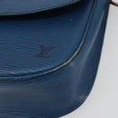 LOUIS VUITTON Epi Saint Cloud GM Shoulder Bag Blue M52195 LV Auth ep15188-14