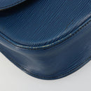 LOUIS VUITTON Epi Saint Cloud GM Shoulder Bag Blue M52195 LV Auth ep15188-15