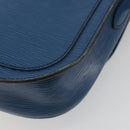 LOUIS VUITTON Epi Saint Cloud GM Shoulder Bag Blue M52195 LV Auth ep15188-16