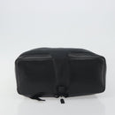 GUCCI Hand Bag Leather Black Silver 019 0341 Auth ep15190-11