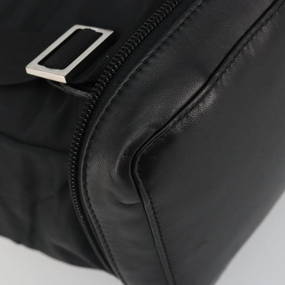 GUCCI Hand Bag Leather Black Silver 019 0341 Auth ep15190
