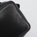 GUCCI Hand Bag Leather Black Silver 019 0341 Auth ep15190-16