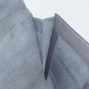 LOEWE Clutch Bag Leather Gray Auth ep15192-17